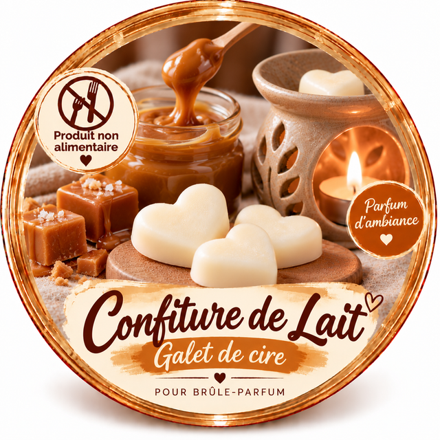 Galet de cire - Confiture de Lait