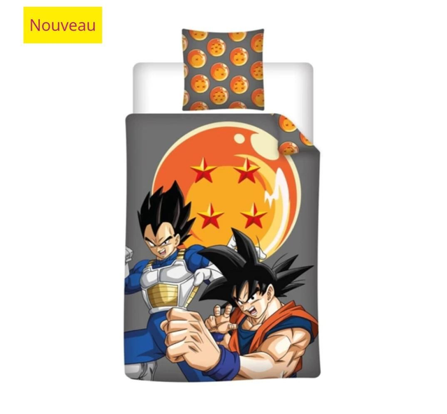 ✨️HOUSSE DE COUETTE ET TAIE D'OREILLER DRAGON BALL’Z