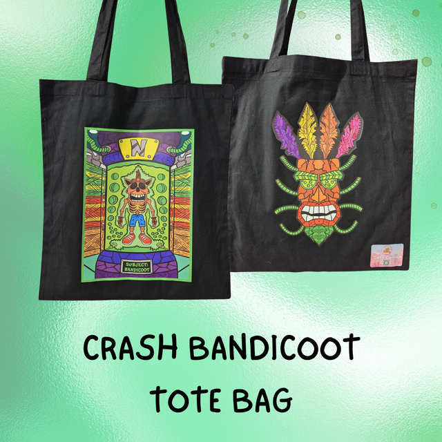 Double-Sided Crash Tote Bag