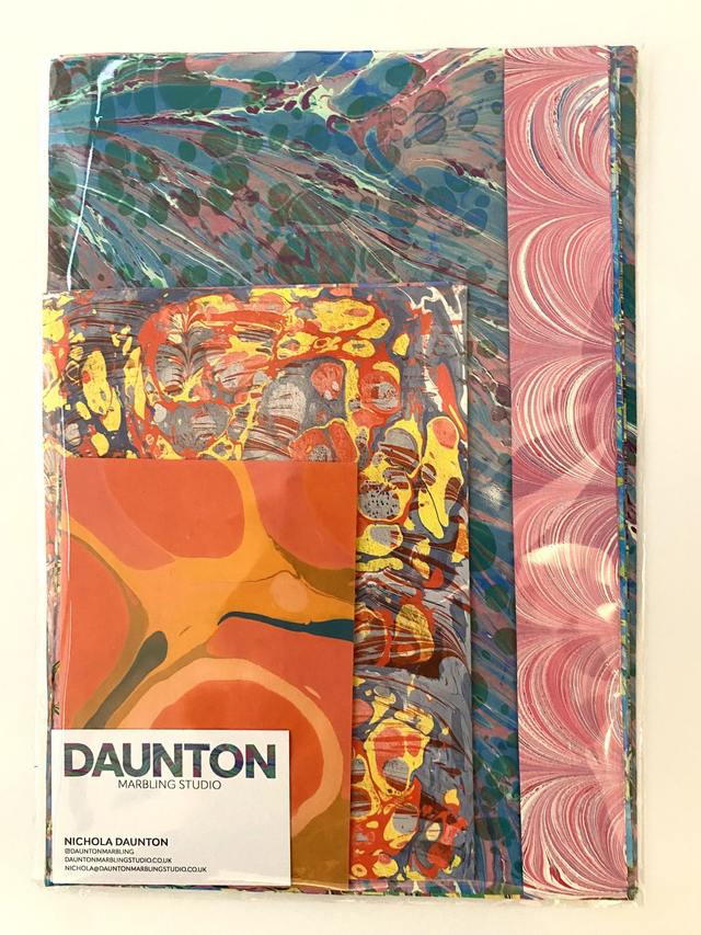 Marbled Craft Paper Pack