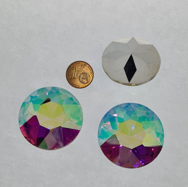 Fancy Chaton, Crystal AB, 35mm