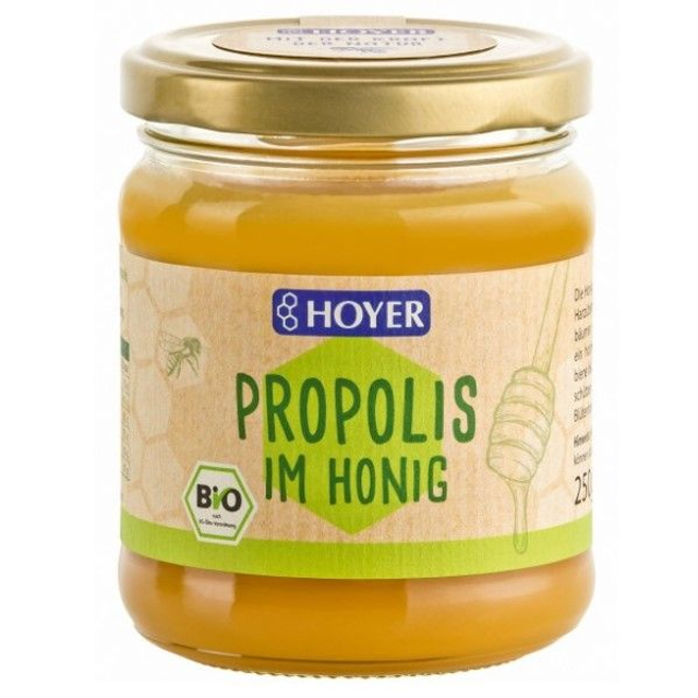 Honig Hoyer Propolis im Honig 250g Glas