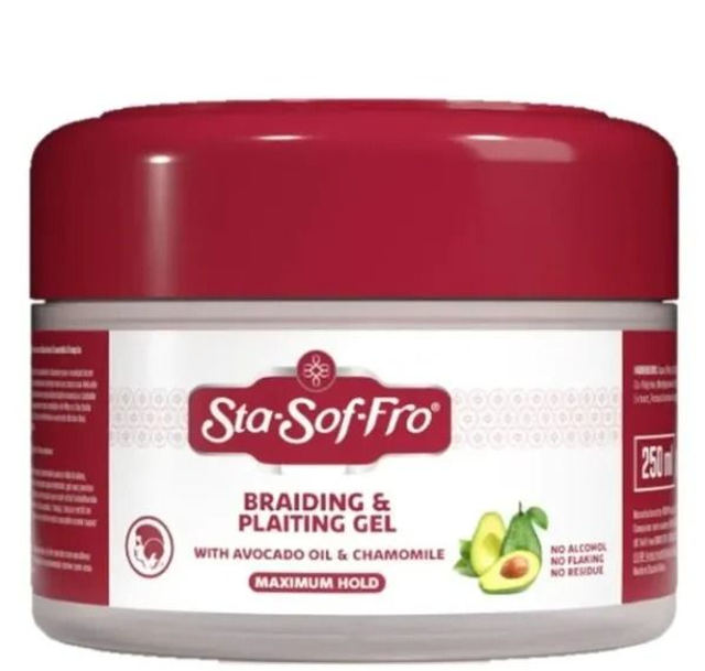 STA-SOF-FRO Braiding &amp; Plaiting Gel - Avo &amp; Cam 250ml