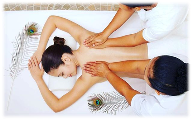 Massages à 4 mains 1h (avec 2 praticiennes pour une personne)