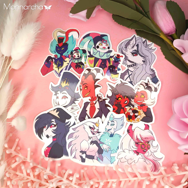 Helluva Boss Stickers •  Main characters