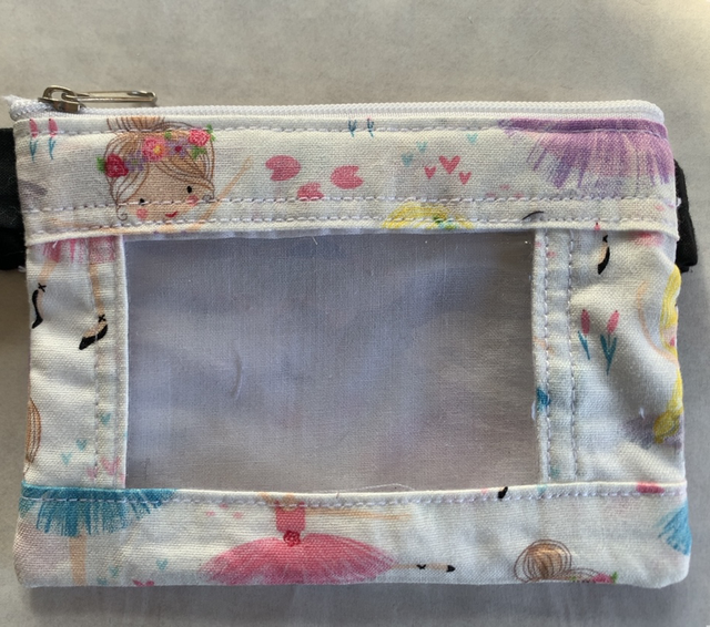 Ballerinas on White pump pouch 