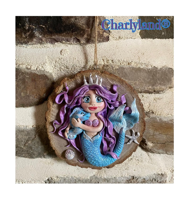 Rondin à suspendre - Sirène