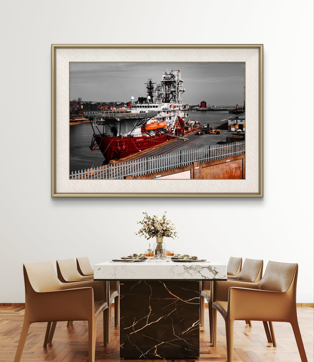 Boat in Sunderland Docks - Print Only