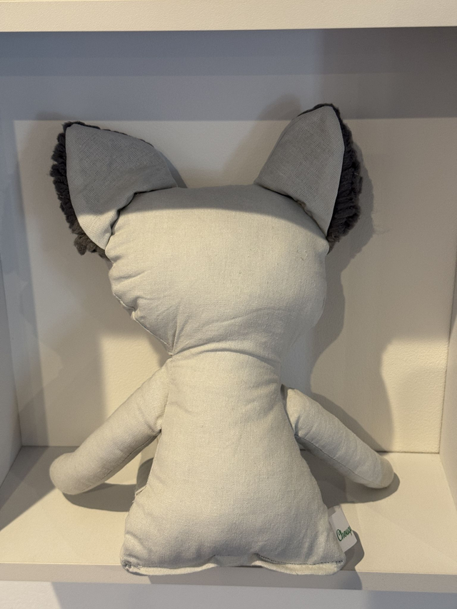 Kiki chat coton gris