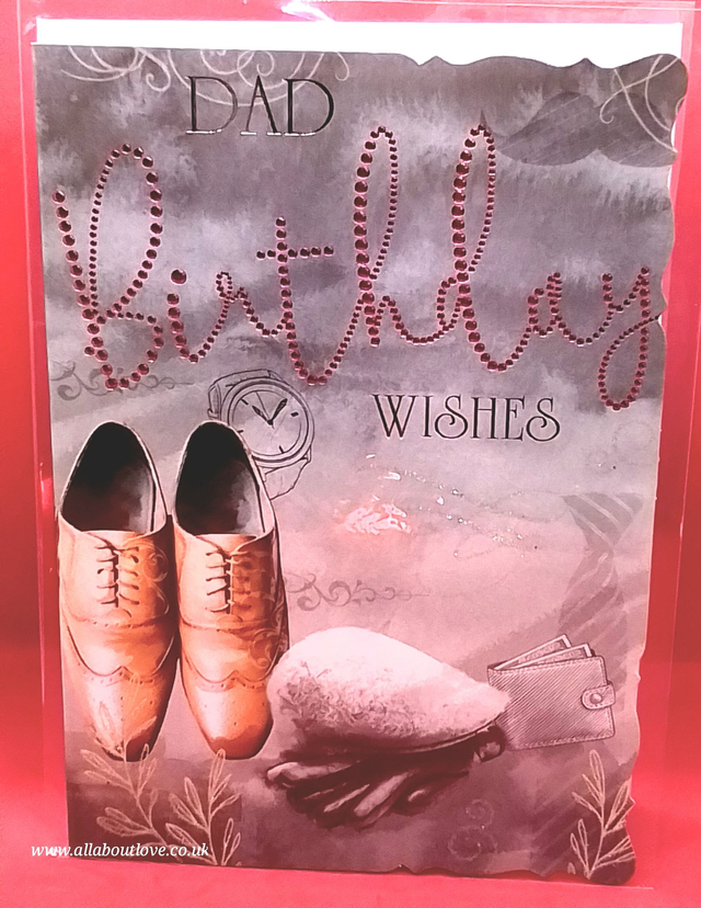 Dad Birthday Card Modern Design 