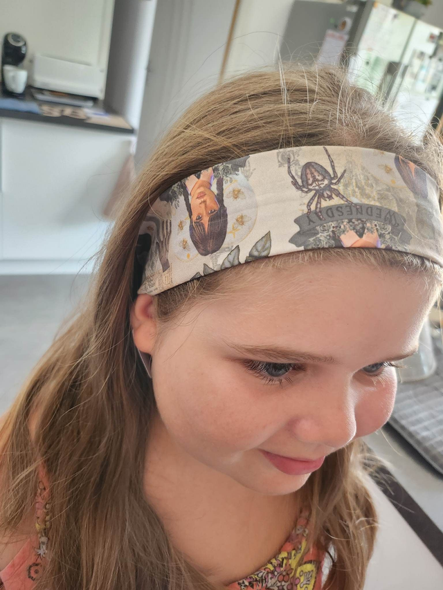 bandeau cheveux mercredi ADDAM&#039;S