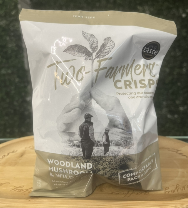 Two Farmers Crisps Mushroom and wild garlic 40g