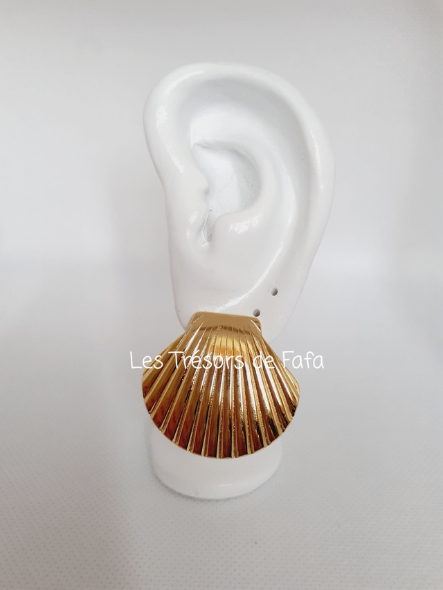 Boucles d'oreilles coquillage