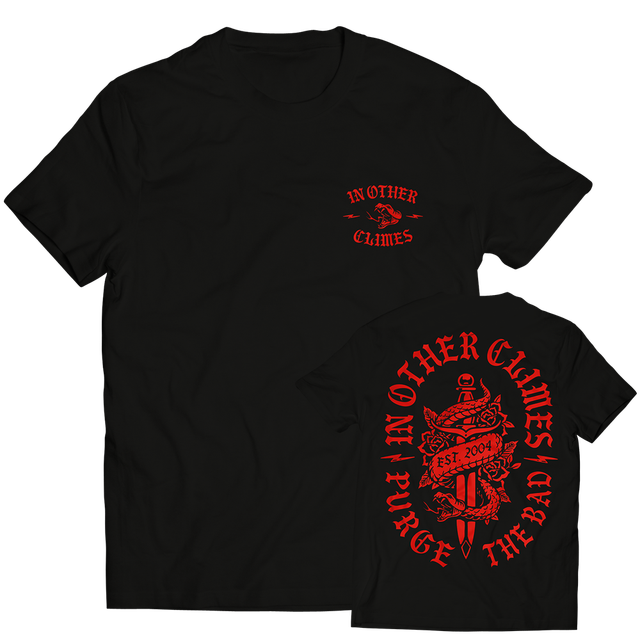 T-shirt Purge The Bad (red)