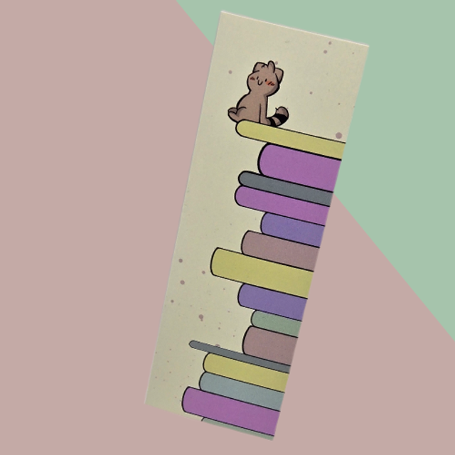 Lesezeichen Bücherhaufen