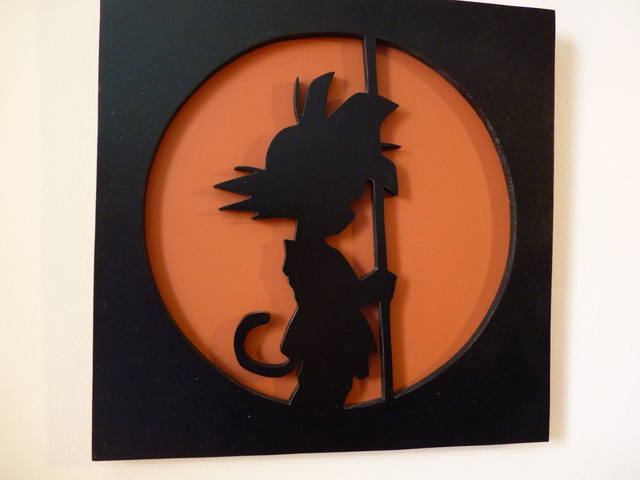 Son Goku Jeune - 20x20 cms