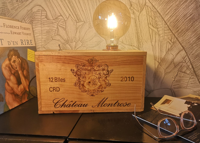 Lampe "Grand Cru brut d'atelier" – Style Vintage Industriel