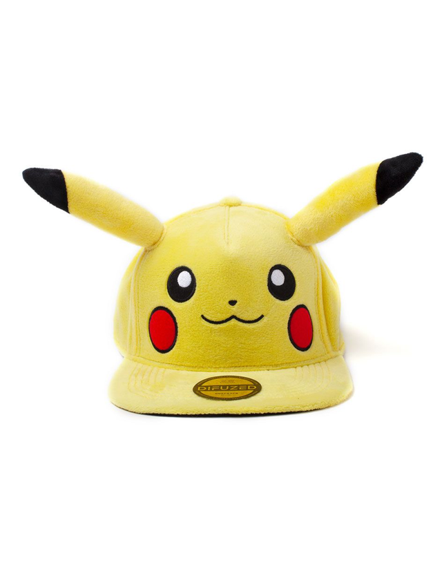 Casquette Pokémon Pikachu avec oreilles