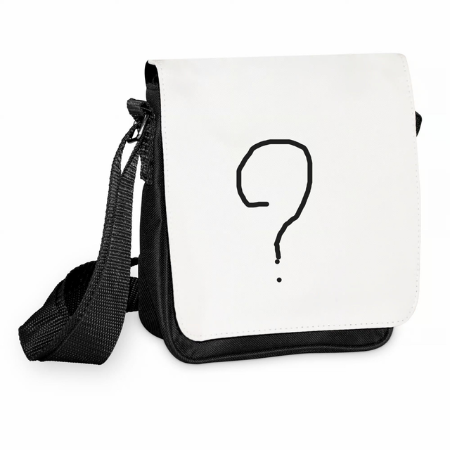 Sacoche / sac à bandoulière avec rabat interchangeable