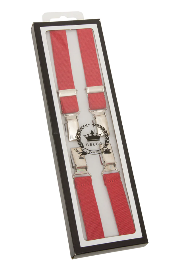 Relco London Braces - Red 