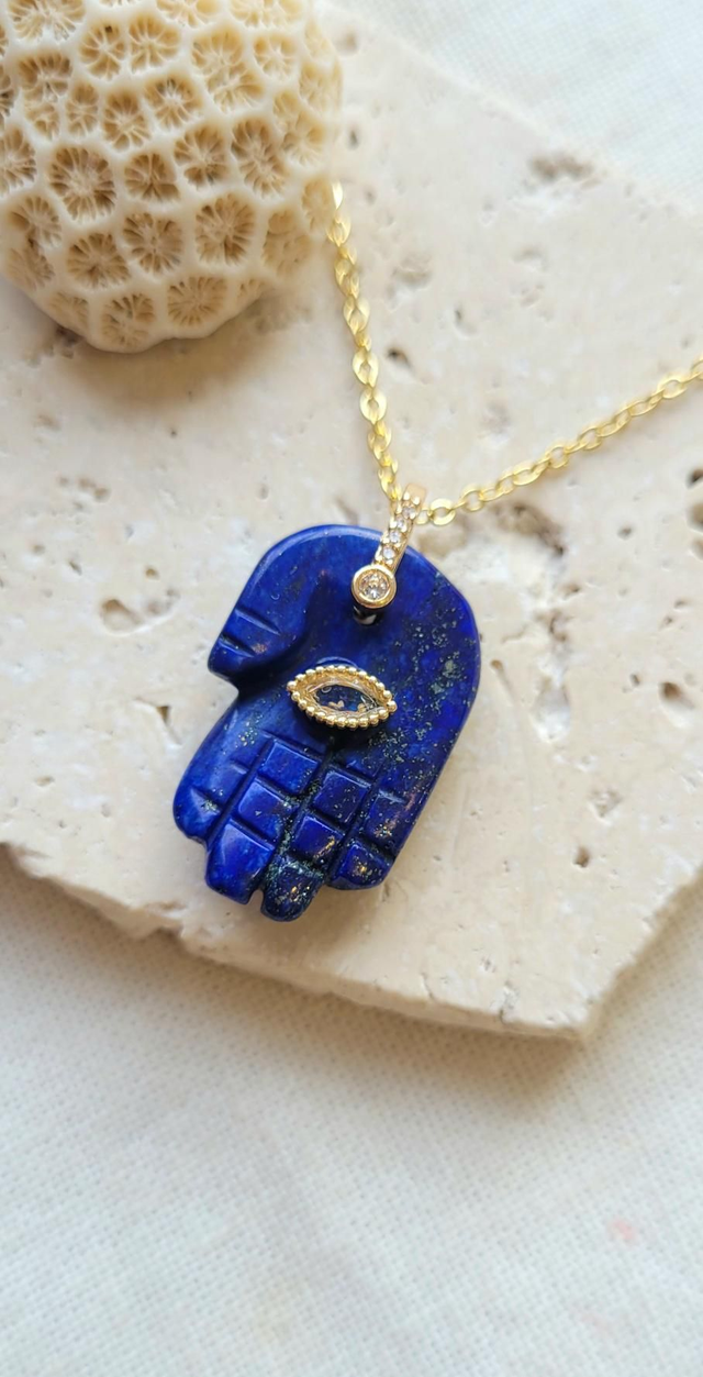 Collier HINDIES lapis-lazuli