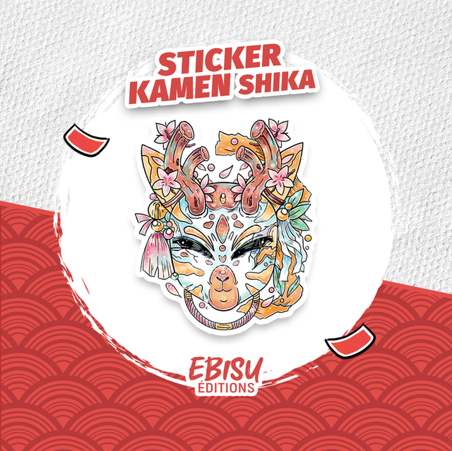 Sticker Kamen Shika