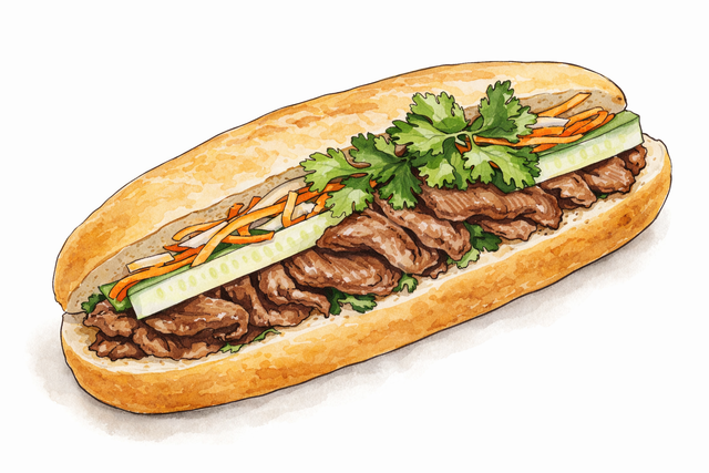 Banh Mi Hanoi (Boeuf)