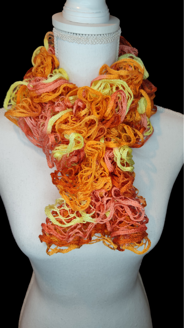 Écharpe dégradé jaune/orange 