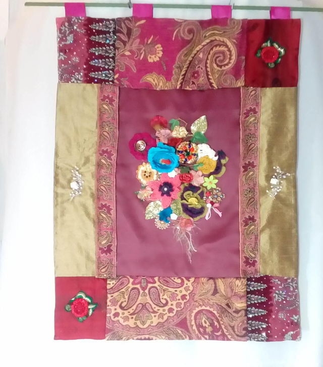 Tenture textile FLORAISON