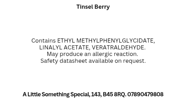 TINSEL BERRY | WAXY TOTS