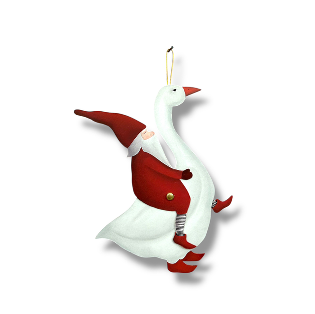 Paper Doll Articolata – Babbo Natale sull’Anatra di Natale