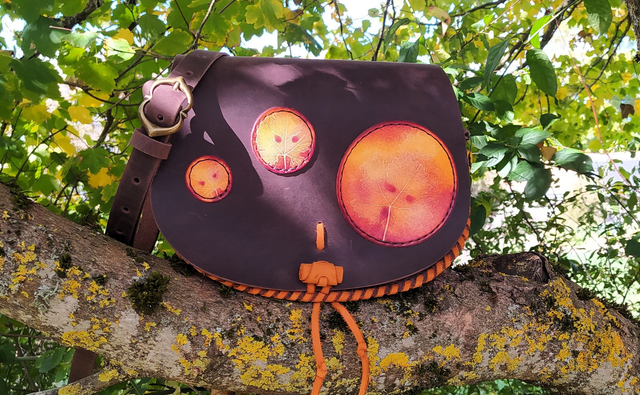 sac taille M- Feuille de Vigne Flammèche