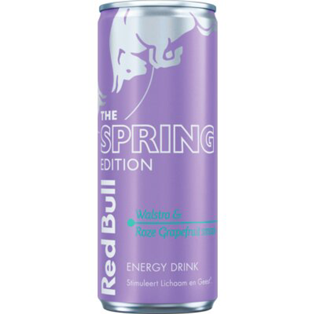 Red Bull Spring edition walstro &amp; roze grapefruit 250ml