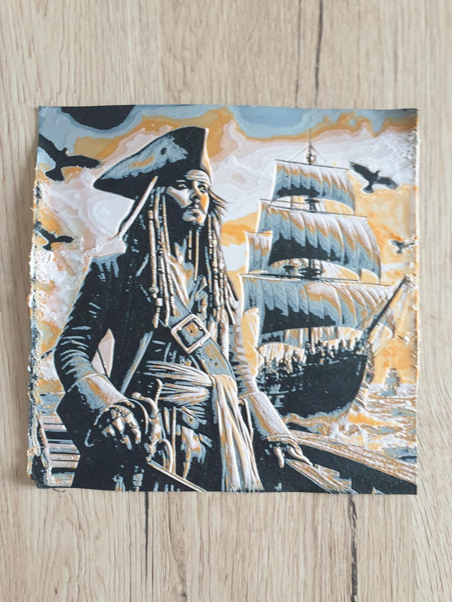 Plaque Deco Pirate des Caraibes 