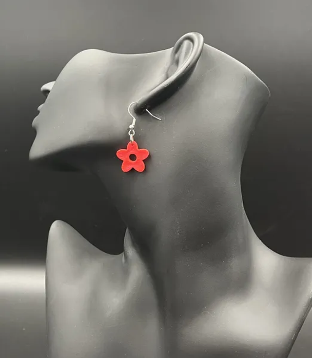 Boucles d&#039;oreilles Fleur (10150)