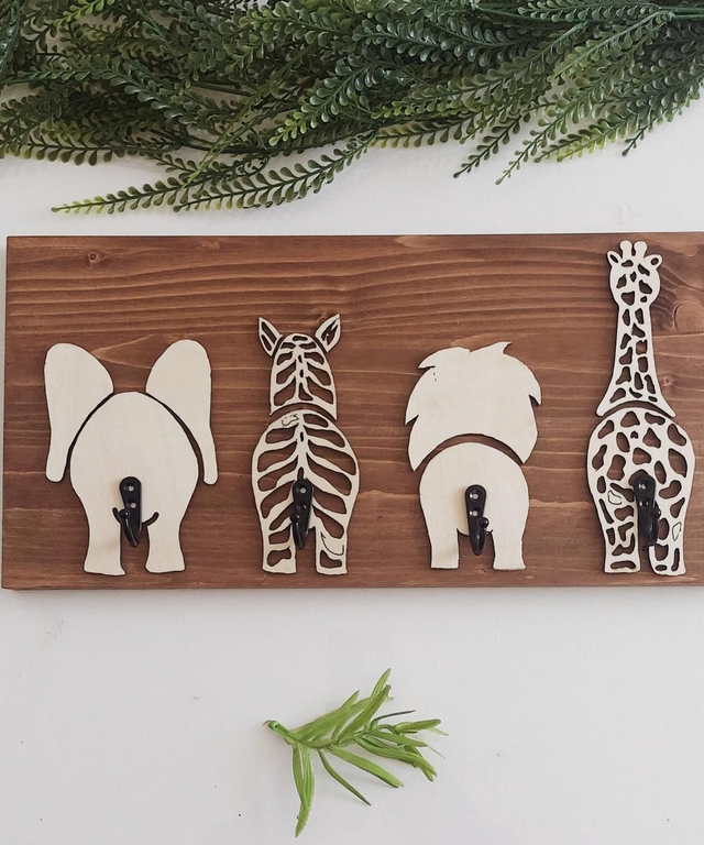 Porte manteau jungle 