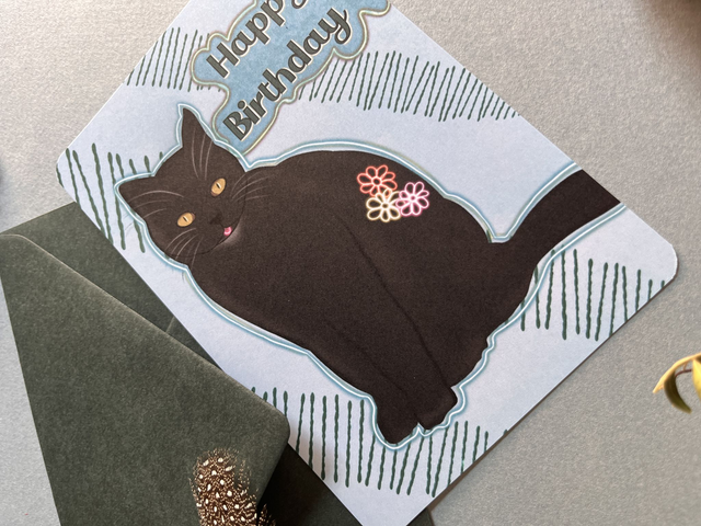 Carte de vœux "Happy Birthday"