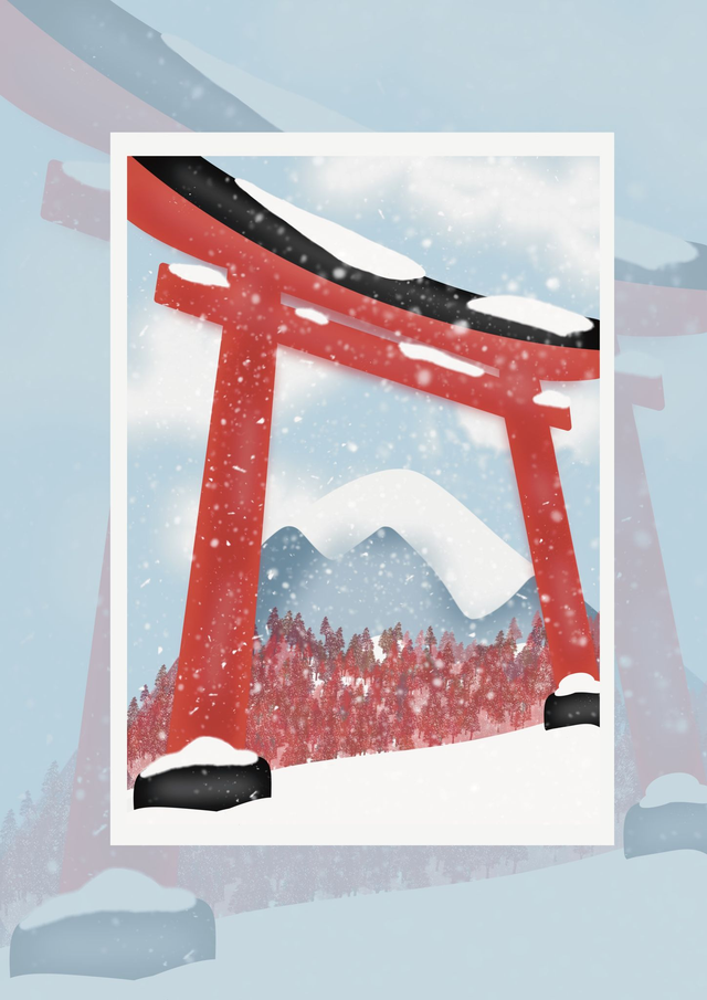 TORII SOUS LA NEIGE