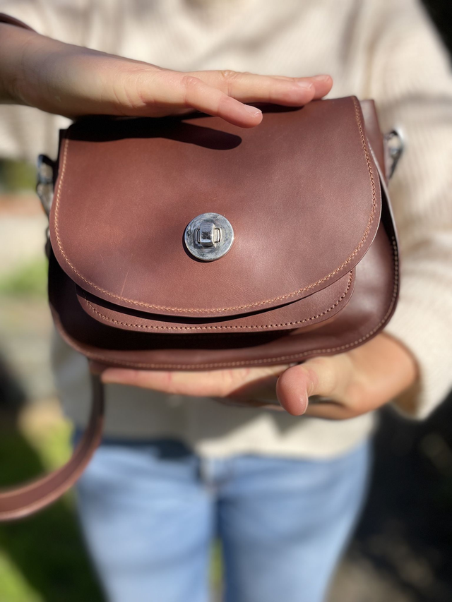 Baroudeuse Cuir Marron 