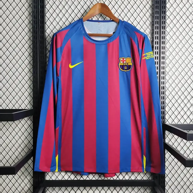 Barca 05/06 home kit long sleeve