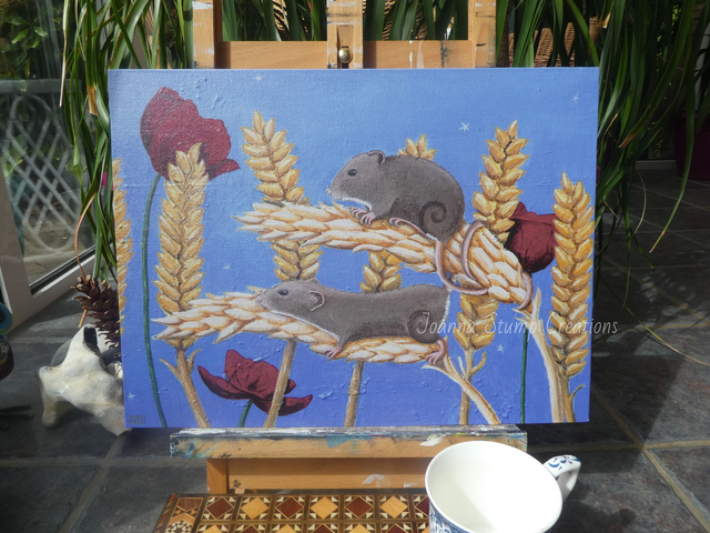 Open Edition Canvas Panel Print, from my "Busy Lives" collection, "Mine and Yours" 