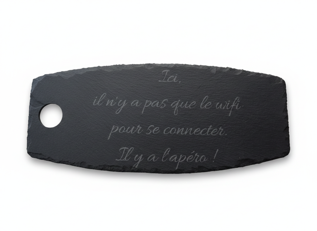 Ardoise "Déconnexion &amp; Apéro" – La vraie connexion