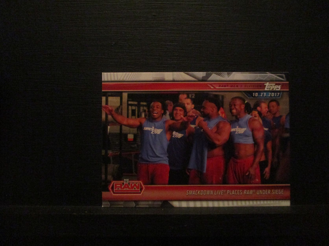 Smackdown Live Places Raw Under Siege - Champions Original Trading Card #8