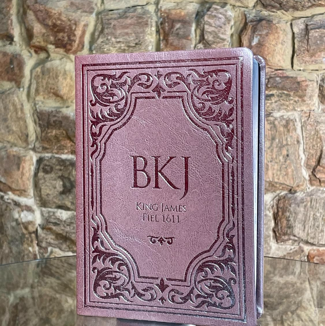 BÍBLIA KING JAMES Fiel 1611 - Extra Gigante Rose