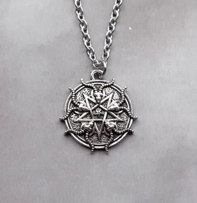 Baphomet Pentagram Necklace 