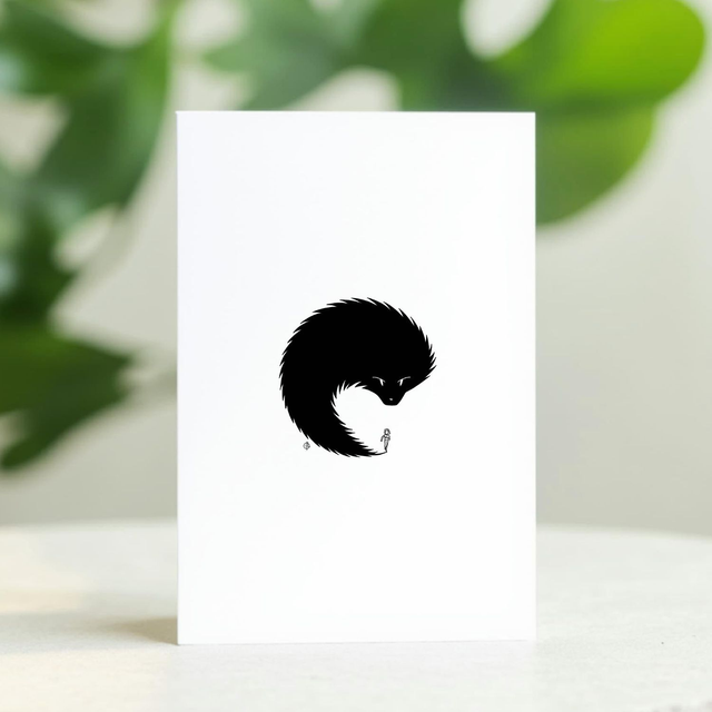 "Bête" Carte postale - 2023