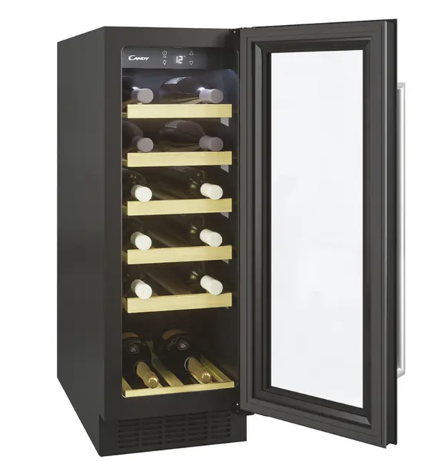 Candy CCVB 30/1 Unterbau Weinklimaschrank Schwarz
