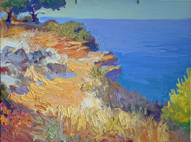 „Morgen an der Klippe“ Öl auf Leinwand, 60 × 80 cm. 2025
