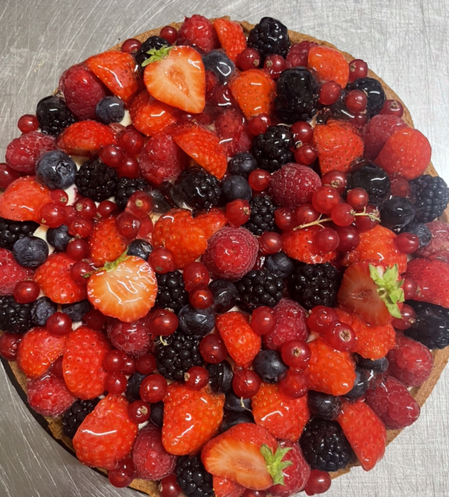 Tarte aux fruits de saison