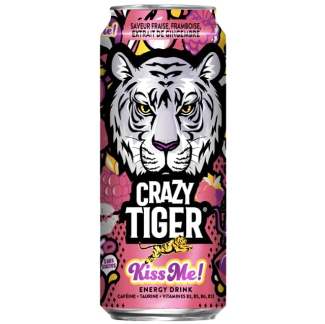 Crazy Tiger Kiss Me Framboise / Extrait de Gingembre 500ml 